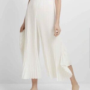 Club Monaco Ivory Pleated Jumpsuit - Size 4